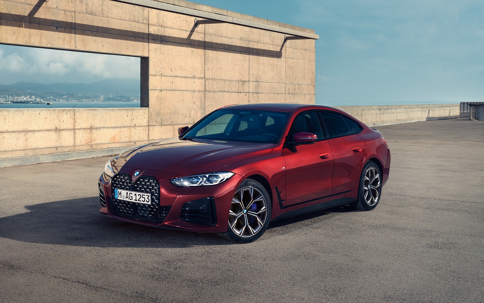 BMW 4er Gran Coupé rot