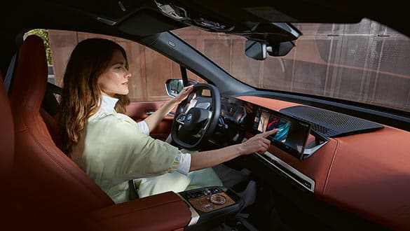 BMW iX Details vom Fahrzeug