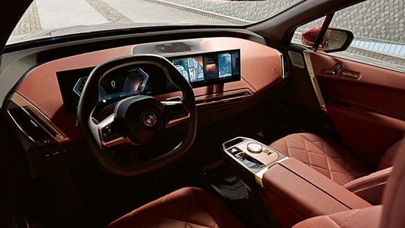 BMW iX Details vom Fahrzeug
