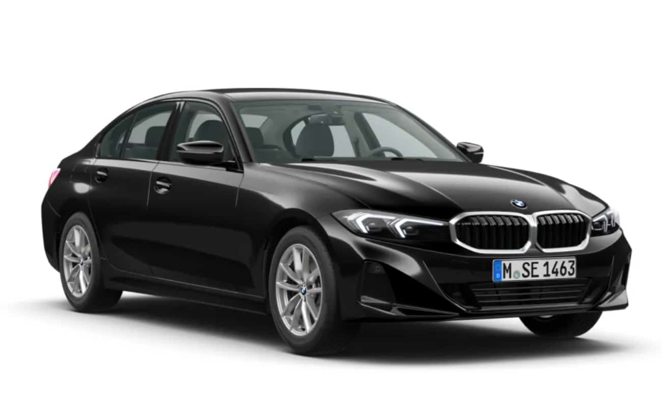 BMW 318i Limousine Schwarz uni mit 17" LMR V-Speiche 778