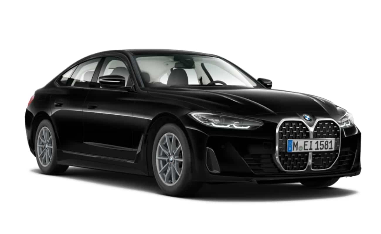 BMW 420i Gran Coupè Schwarz uni mit 17" LMR V-Speiche 851