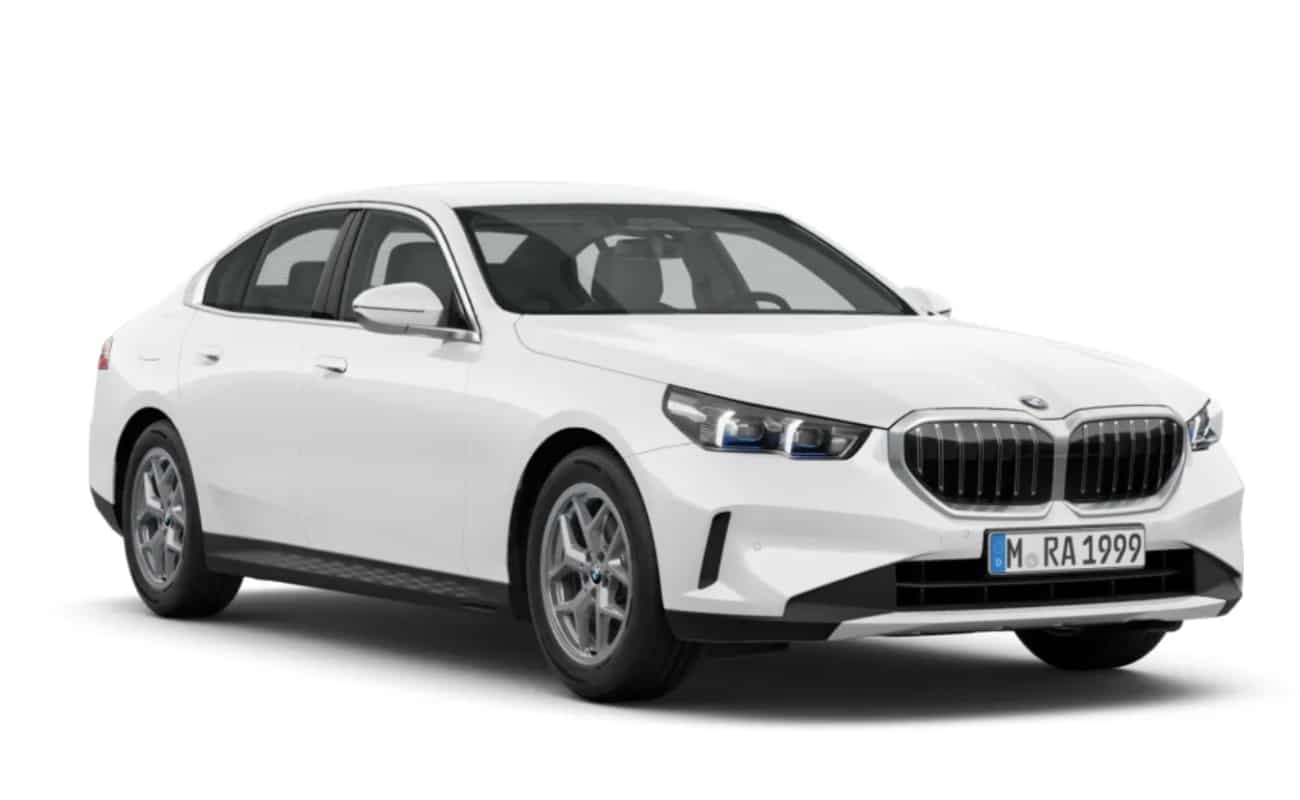 BMW 520i Limousine Alpinweiß uni mit 18" LMR Y-Speiche 932 Grau