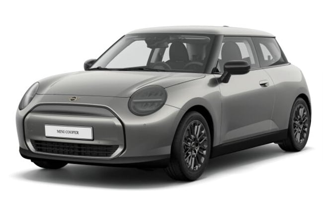 Der MINI Cooper E in Grau