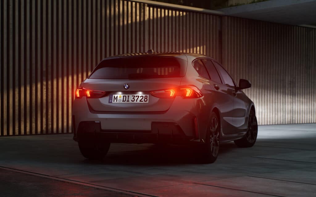 Der neue BMW 1er von hinten
