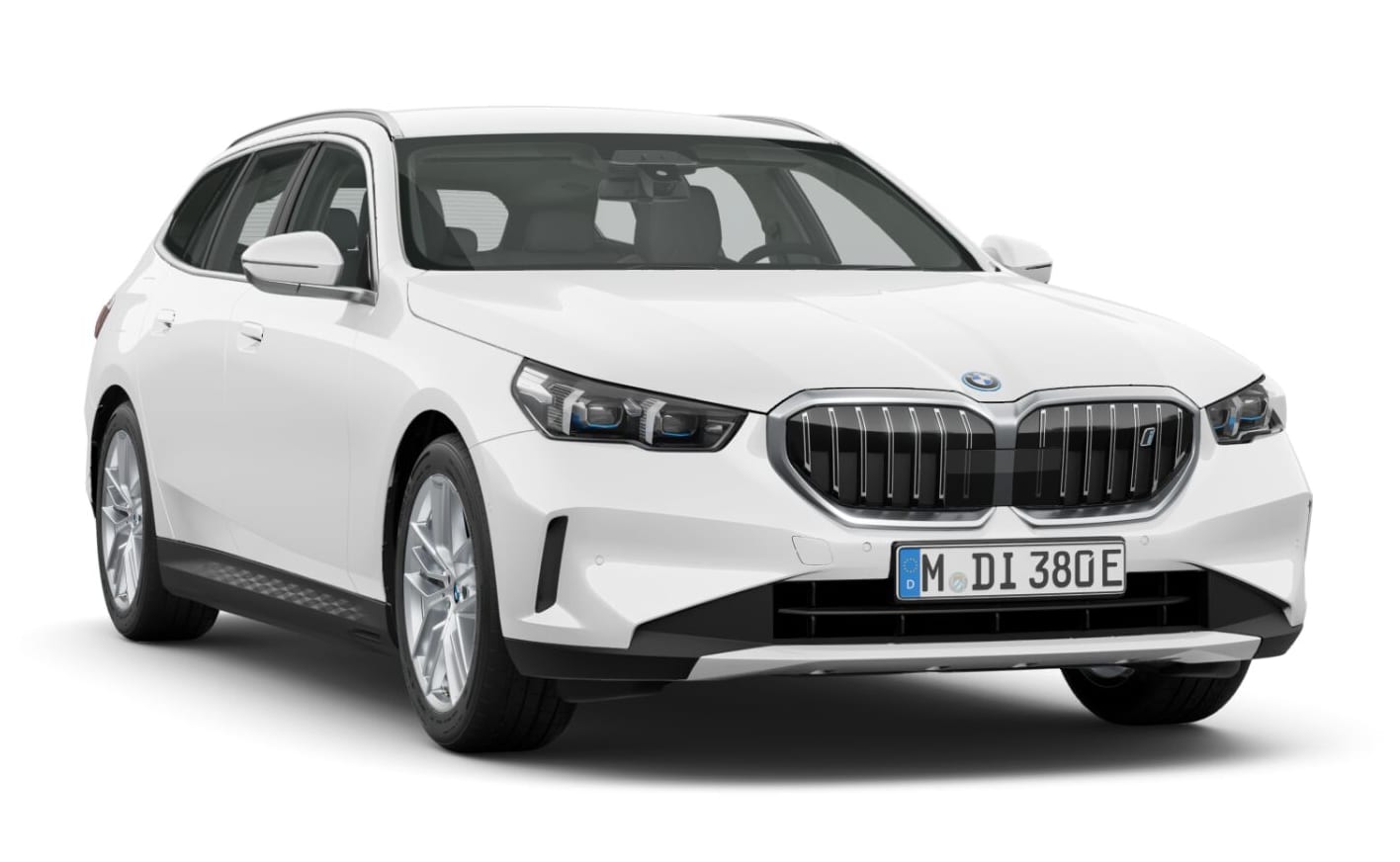 BMW i5 eDrive40 Touring in Alpinweiß uni mit 19" LMR Triplex-Speiche 933 Silber / MB Neuwagen (2025)
