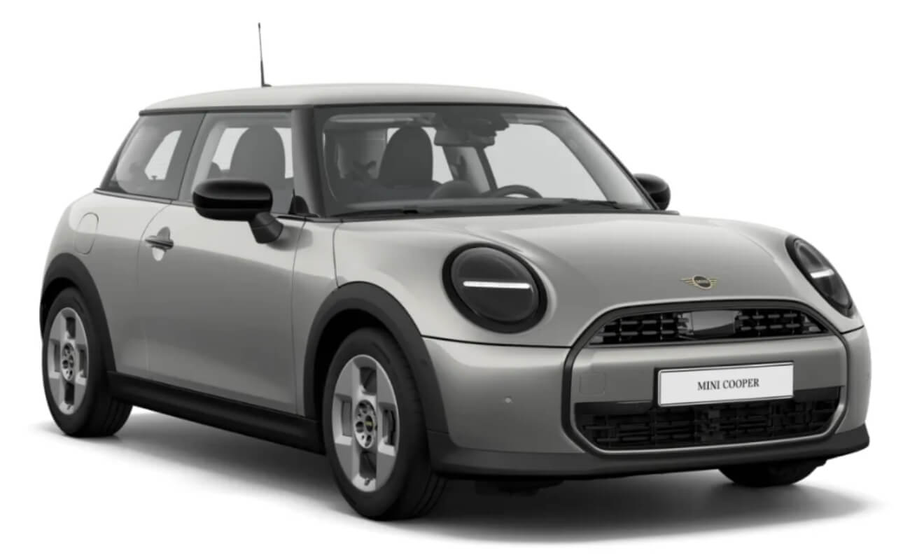 MINI Cooper C in Melting Silver mit 16" 4-Square Spoke Neuwagen (2025)