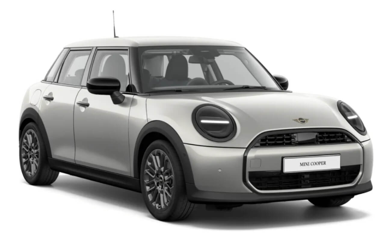 MINI Cooper C 5-Türer in Melting Silver mit 16" 4-Square Spoke Neuwagen (2025)