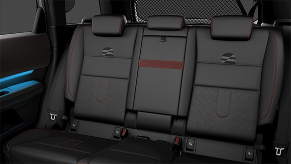 Detailansicht der Rückbank eines MINI John Cooper Works Countryman ALL4