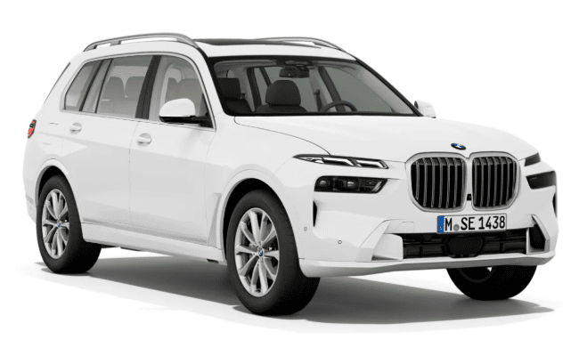 weißer BMW X7